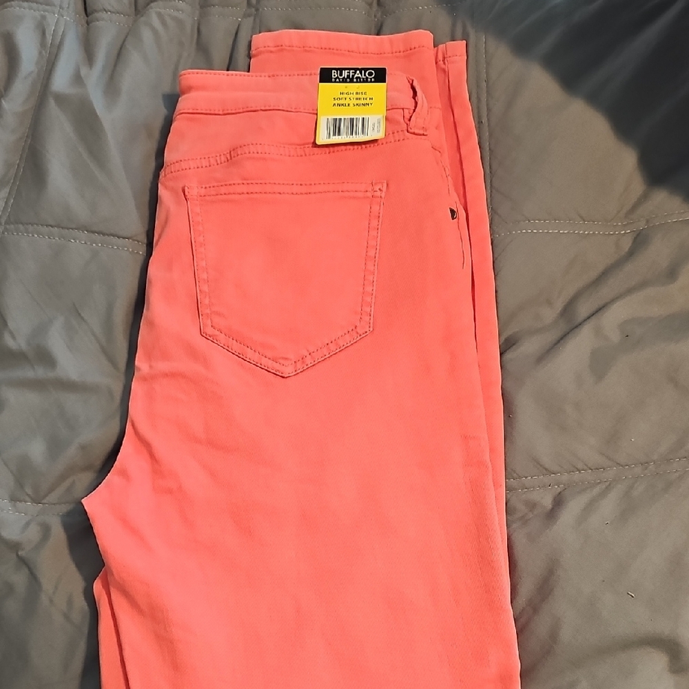 Buffalo David Bitton Pink Skinny Jeans